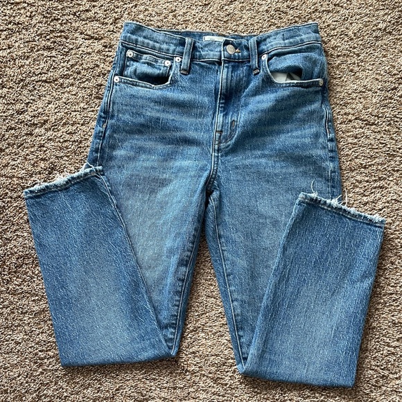 Pre-Owned Madewell High-Rise Slim Boyjean | Size 25 | Good Condition - Picture 4 of 6